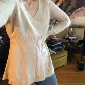 Calvin Klein Peplum Fitted Sweater